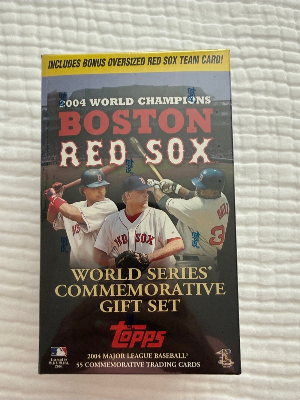 Topps Boston Red Sox World Series Commemorative Gift Set - Black/Red/Yellow